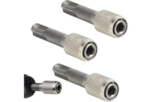 IKOPFLN 2 PCS Adattatore portapunte, mandrino sds, Mandrino trapano, SDS-Plus 6,35mm (1/4"), Adattatore sds esagonale in Acciaio, Accessori per avvitatori elettrici per trapani a percussione
