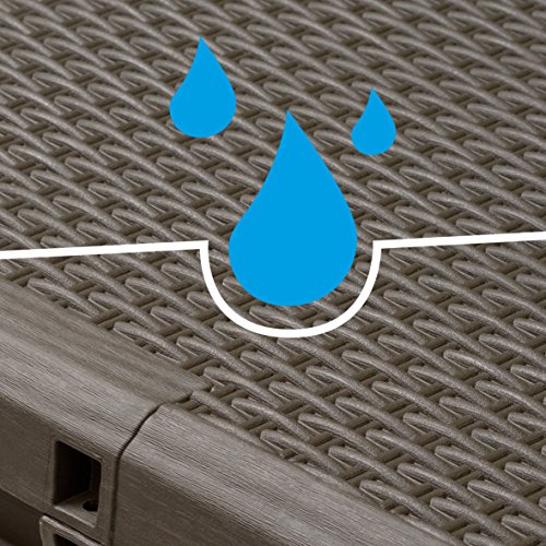 XL Toomax Kissenbox braun 560 Liter Inhalt – mit Sitzfläche 380 kg Tragtkraft – absolut wasserdicht – abschließbar - 4