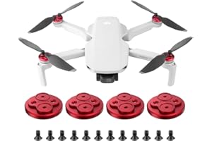 NEWQSING Accesorio de drone 4 piezas Tapa de cubierta de motor de aluminio actualizada adecuada para Mavic Mini SE/Mavic Mini 2, soportes de protección contra el polvo e impermeables y antiarañazos