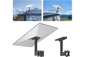 EDUP LOVE EDUP Starlink Gen 3 Kit de montage avec adaptateur de tuyau réglable à 360°, solution de montage résistante aux intempéries pour Starlink V3/Mini Dish, idéal pour camping-car, toit, échelle et