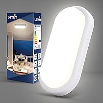 LEZOE LED-plafondlamp met bewegingssensor, dimbaar, 20W 2700lm 135(lm/W) Plafondlamp met bewegingssensor, 3000K/4000K/6500K Ideaal voor badkamer, garage, trappenhuis, kelder, hal, balkon, entree 30cm