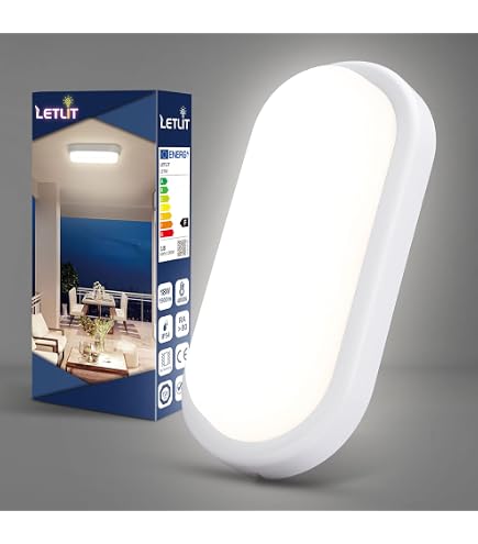 Luz Redonda Müller-Licht Naxo Para Baño Y Exterior: LED 24W, Blanco Cálido, Protección IP44