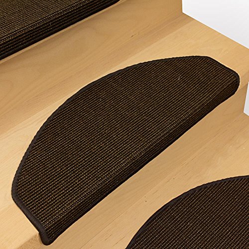 Stufenmatte Treppenschoner Dunkel Braun 28×65 cm - 4