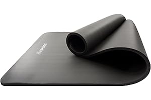 ScSPORTS® Tapis d'Exercice - 190x80x1,5 cm, Épais, Léger, Antidérapant, NBR, Sangle de Transport, Plusieurs Couleurs - Tapis de Fitness, Pilates, Yoga, Gymnastique, Exercice, Sport