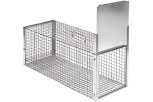 KERBL Novital - Trappola Per Predatori Entrata Singola Cm 82,5X32Xh.34 - Maglia 2,4X2,4