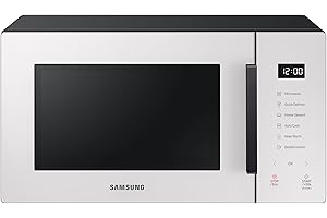 Samsung Solo BESPOKE Microwave, 800W, Capacity: 23 Litre, Colour: Cotta White, MS23T5018AE