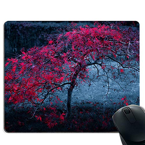 Preisvergleich Produktbild Mauspad aus Ahorn, rutschfeste Gummibasis und genähtes Gaming-Mauspad