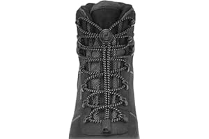 RJ-SPORT Extra Long No Tie Shoelaces - Elastic Tieless Round Boot Laces for Hiking Shoes, Work Boots and Running Sneakers