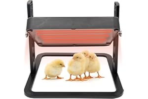 MUYIRTED Chick Brooder Heater Plate 27.4 X 27.4cm, Intelligent Brooder Chicken Warmer, Artificial Hen Heat Source Heat Lamp