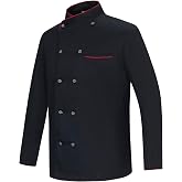 MISEMIYA - CASACA KITCHEN UNIFORM BAR RESTAURANT HOSTELER&Iacute;A DE CHEF COOKER BAR RESTAURANT LONG SLEEVES - Ref.842B
