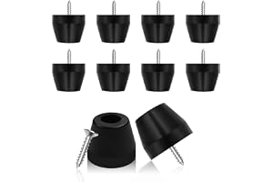 8 stycken stolsbenskydd, gummifötter, skruvbara möbelglidare för tunga möbler, fastsatta gummistoppar, gummibuffert, möbelkud