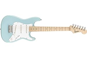 Fender Squier Mini Stratocaster - podstrunnica klonowa - niebieski Daphne Blue - AMAZON EXCLUSIVE