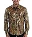 Produktbild Comycom Disco Glitter 70er Jahre Partyhemd goldfarben L