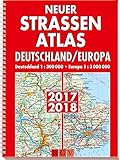 Image de Neuer Straßenatlas Deutschland/Europa 2017/2018: Deutschland 1 : 300 000/Europa 1 : 3 000 000