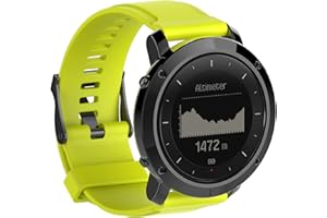 Chainfo Correa de Reloj Recambios Correa Relojes Caucho compatible con Suunto Traverse - Silicona Correa Reloj con Hebilla NO221103