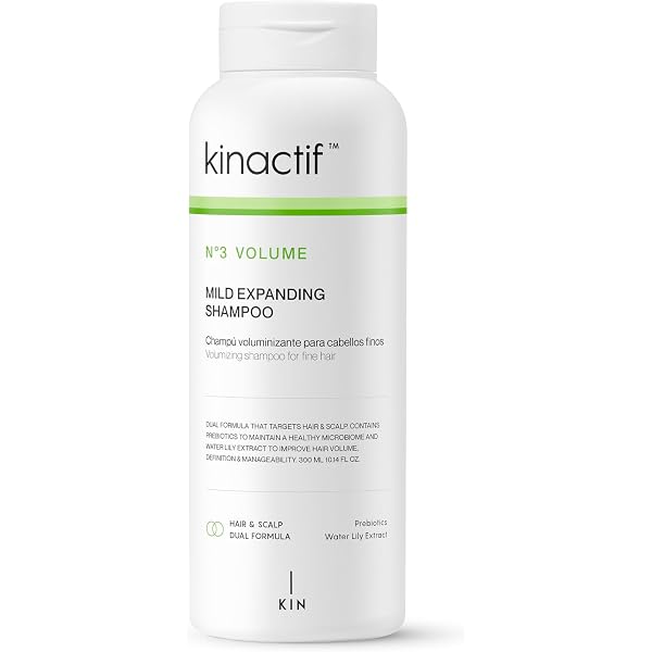 KINACTIF Anti-Brass Blonde Shampoo – 300 Ml, Neutralisiert Gelbstiche, Für Blondes & Gebleichtes Haar