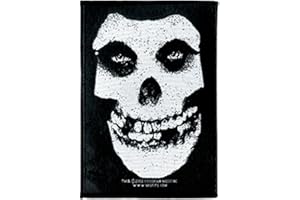 RAZAMATAZ Misfits Skull Unisex Patch standard, 100% polyester,