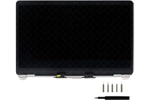 LCDOLED Replacement for MacBookAir10,1 MacBook Air 13" M1 2020 A2337 EMC 3598 MGN63 MGN93 MGND3 MGN73 MGNA3 MGNE3 2560x1600 13.3 inches Full LCD Screen Complete Top Assembly (Space Gray)