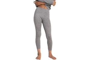 LAPASA Kinder 100% Merinowolle Thermounterhemd Unterhosen, Premium Merino Wolle Warme Thermounterwäsche Unisex 5-13 Jahre K13 Unterhemd, K14 Unterhosen