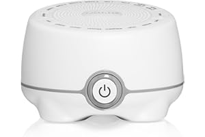 Yogasleep Whish - Máquina de sonido de ruido blanco, 16 sonidos naturales y relajantes, control de volumen para bebés y adultos, obtén privacidad en la oficina, concentración, ayuda para dormir,