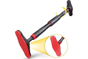 SPORTSTECH - Barre De Traction KS270 - Fitness, Musculation Et Renforcement Musculaire - Fixation Extra-Large par Pression avec Verrouillage De Sécurité Gear Lock - 70 À 90 cm - Rembourrage Mousse