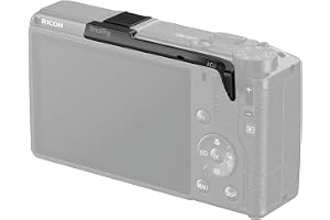 SMALLRIG Thump Grip with Hot Shoe Cove tumhandtag med blixtskoskydd för RICOH GR IV (svart) – 5688