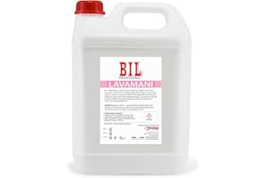 EKO "MADE IN ITALY" BIL LAVAMANI, Sapone Mani Liquido Profumato, Tanica 5L Professionale
