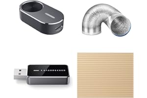 LaserPecker L2 Set di Accessori, Adattatore Bluetooth + Modulo OperativoBatch + Tubo di Scarico + Piastra di Taglio, Accessorio per Macchina per Incisione Laser, esclusivo per LaserPecker 2