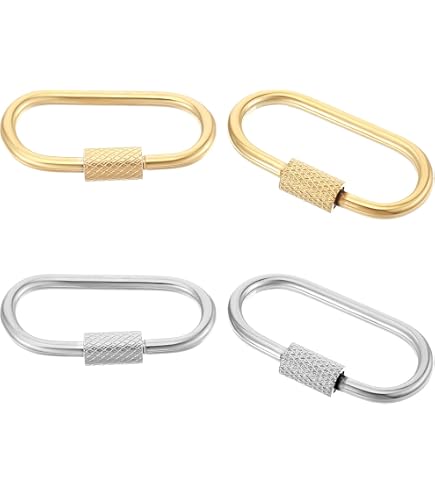CENPEK Lot De 2 Porte-Clés Laiton Vis à Verrouillage – Style Minimaliste, Solide Et Élégant Pour Clés De Voiture