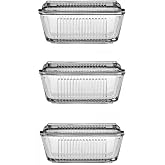 Pasabahce frigo kapaklı kahvaltılık - tereyağlık peynirlik 3 l&uuml; set
