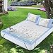 Produktbild EEvER Schlafmatte Bequeme Matratze Heimtextilien Ice Silk Pad 1.8m Bett DREI Sätze von Sommer Faltkissen (Farbe: 2, Größe: 180 * 199cm) (Farbe : 1, Größe : 180 * 199cm)