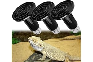 Select Zone 3 PCS Keramik Reptilien Wärmelampe E27 Wärmestrahler AlS Heizung für Reptilien Schildkröte Eidechse, 220-230V