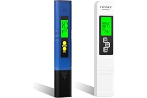 RUNBO pH Messgerät Wasser 4 in 1 - pH Wert Messgerät für pH/TDS/EC/Temperatur, Digital Wasserqualität Tester für Aquarium, Pools, Trinkwasser, Schwimmbad