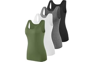 Vislivin Camisetas sin Mangas Casuales elásticas Supersoft Camisole para Mujer