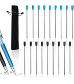 Operitacx Kugelschreiber-Minen – 60 Stück, Schwarz, 115 Mm, Universal-Ersatz Für Cross & Andere Stifte