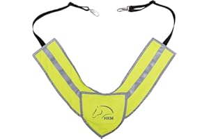 HKM Reflective Vorderzeug Neon Gelb Einheitsgröße