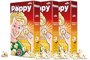 CAIYA 3X Select, Poppy Popcorn Chicchi di Mais Senza Glutine (Gluten Free)- 250g Formato Famiglia [3 Confezioni]