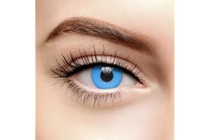 Chromaview Lentillas de Color Azul Cielo Súper Sin Graduación (30 Días)