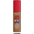 Rimmel Lasting Finish 35Hr Foundation 510 Cinnamon, Full Coverage, Hydrating, SPF20, Hyaluronic Acid, Vitamin E, 2% Niacinamide, All Day Wear, Vegan, Cruelty Free