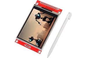 DORHEA 2,8-Zoll-TFT-LCD-Display-Touchscreen-Modul 2,8-Zoll-SPI-Seriell ILI9341 Touchpanel-LCD 320 x 240 5 V 3,3 V mit Touch-Stift