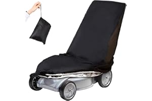 GWHOLE Copri Tagliaerba per Esterno Copertura Impermeabile del Tosaerba Robot 210D Copertura Nera Robot Tagliaerba Telo Copri Impermeabile Trattorino Tagliaerba