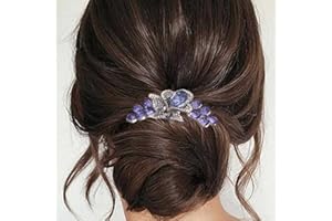 Bohend Strass Pettine Cristallo Posticci Nozze Pettine per panini Accessori per acconciature per Donne e ragazze (1)