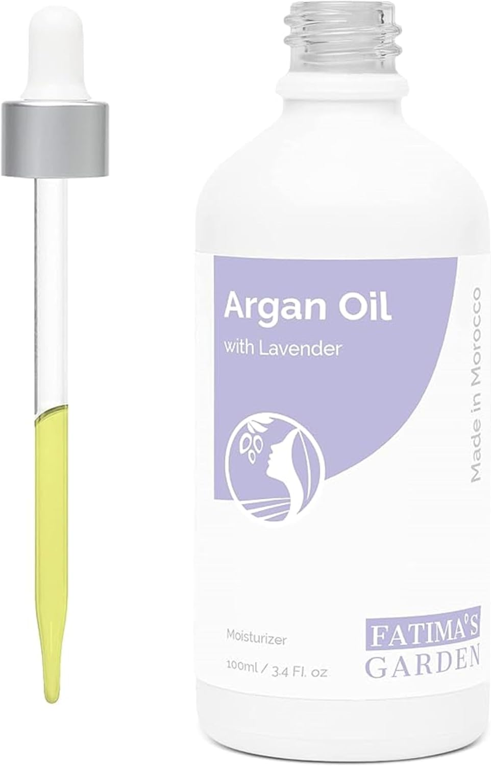 Fatima's Garden Aceite de Argán y Lavanda - Hidratante Calmante, 100ml
