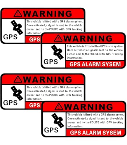 Adesivo Allarme GPS ISecur - Avviso Antifurto Per Auto 6x4 Cm - Foto 13