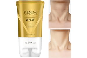 WUJIALINGMM AH-8 Firming Neck Cream, Tighten And Lift Neck Cream, Neck Firming Creams Contain Hexapeptide, With Double Roller Massage, Reduce Wrinkles Fine Lines And Double Chin, Firm And Lift Sagging Skin