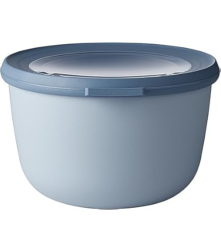 Mepal Lumina - Contenitore Per Microonde 2000 Ml, Multiuso Per Frigo, Freezer, Vaporiera E Lavastoviglie, A Tenuta D'Aria, Colore Nordic Blue