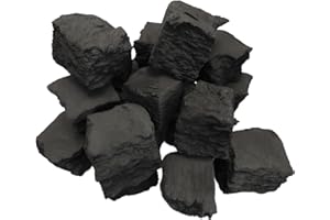 COALS 4 YOU NW LTD The Stove Wizard 10 Large Square Ceramic Gas Fire Coals, Premium Replacements, Suitable for Gas, Bio Ethanol, LPG and Electric Fires, Approx Size 50mm Each