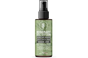 FITOATTIVI NATURA E BENESSERE Olio Di Rosmarino Per Capelli 100ml Lozione Anticaduta e Rinforzante Capelli Stimola la Microcircolazione con Acido Ialuronico, Mentolo e Fitocheratina Rosemary Oil For Hair Growth Made In Italy