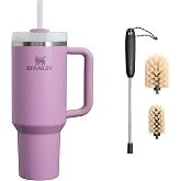 STANLEY 1913 Quencher H2.0 - Straw Brush - Lilac | Cold For 11 Hours - Iced For 48 Hours - Includes Straw Cleaning Brush
