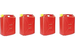 FEFE 20 Litre 5 Gallons Plastic Jerry Can Fuel Petrol Diesel Water Camping Outdoors Travelling With Lock Pin (4)